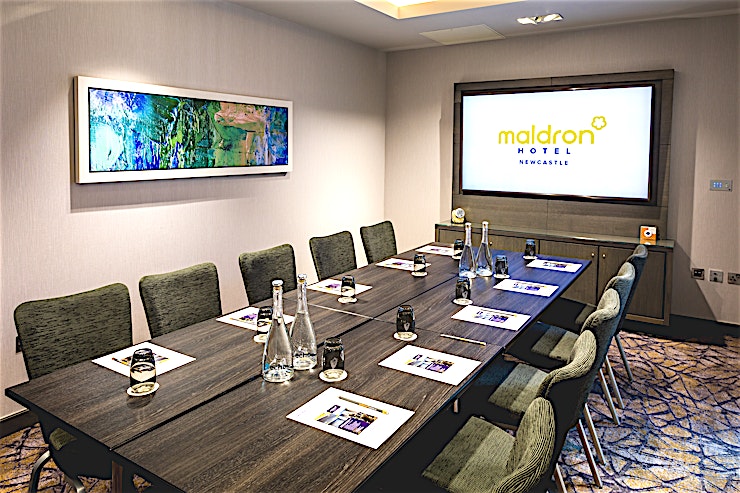 The Armstrong Suite **Meeting rooms at the Maldron Hotel are located in a dedicated key card access area on the first floor. The rooms all surround a central breakout area, complete with a tea and coffee machine, a range